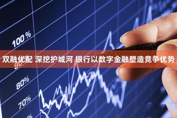 双融优配 深挖护城河 银行以数字金融塑造竞争优势