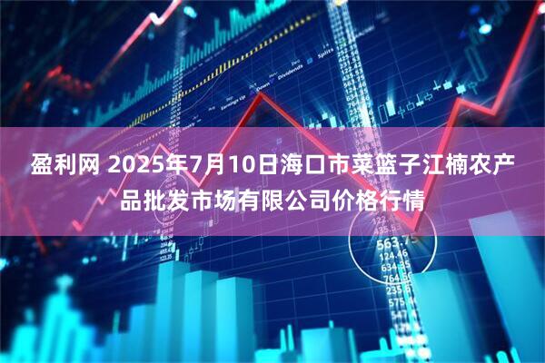 盈利网 2025年7月10日海口市菜篮子江楠农产品批发市场有限公司价格行情