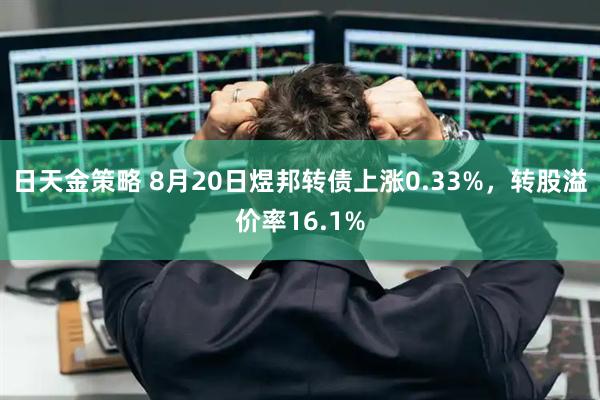 日天金策略 8月20日煜邦转债上涨0.33%，转股溢价率16.1%